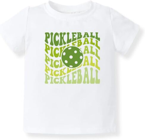 قميص بدلة أطفال لطيف من Pickleball ملابس أطفال فاخرة مخصصة للجنسين هدية للأم حديثي الولادة in Kuwait