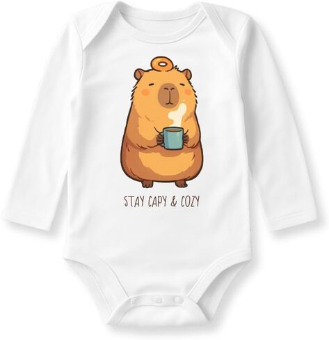 سالوبيت للأطفال من Stay Capy and Cozy، زي كابيبارا المضحك للأطفال، ملابس أطفال بحيوانات لطيفة in Kuwait