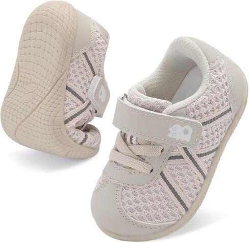 Besroad Toddler Shoes Baby Boys Girls First Walking Shoes Barefoot Infant Sneakers Non-Slip Sole Tennis Shoe in Saudi Arabia