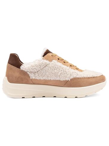 ara Women's New York Trainers, Biscuit, Off White, Mocha, 38.5 EU Wide in Kuwait