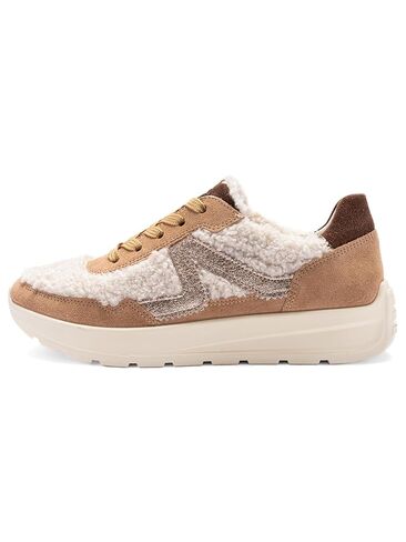 ara Women's New York Trainers, Biscuit, Off White, Mocha, 38.5 EU Wide in Kuwait