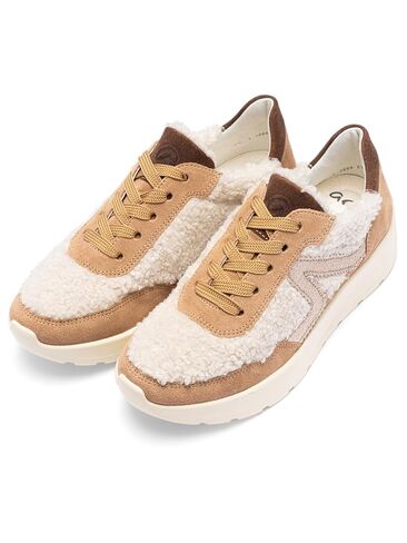 ara Women's New York Trainers, Biscuit, Off White, Mocha, 38.5 EU Wide in Kuwait