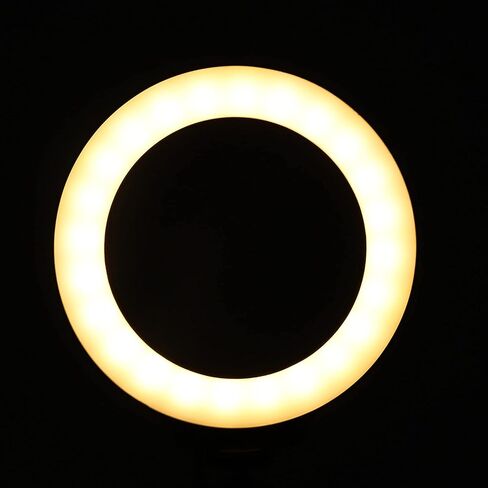 ضوء حلقة LED قابل للتعتيم مقاس 6.2 بوصة، ضوء ملء التصوير الفوتوغرافي مع حامل ثلاثي القوائم وحامل هاتف قابل للتعديل، 11 مستوى سطوع يعمل بمنفذ USB لاستوديو فيديو المكياج in Kuwait