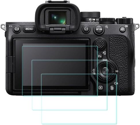 واقي شاشة زجاجي LCD مقوى متوافق مع Sony A7 IV A74 A7M4 Alpha 7 IV، 0.3 مم 9H صلابة فائقة الوضوح ومضادة للفقاعات ومضادة للخدش ومضادة لبصمات الأصابع لـ A7M4 in Kuwait