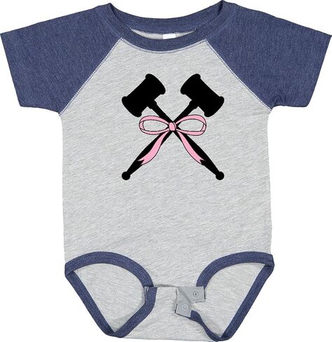 inktastic Girls Future Lawyer Judge Pink Bow Baby Bodysuit in Saudi Arabia