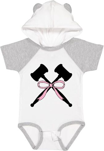 inktastic Girls Future Lawyer Judge Pink Bow Baby Bodysuit in Saudi Arabia