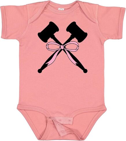 inktastic Girls Future Lawyer Judge Pink Bow Baby Bodysuit in Saudi Arabia