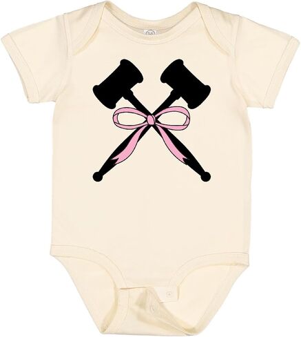 inktastic Girls Future Lawyer Judge Pink Bow Baby Bodysuit in Saudi Arabia
