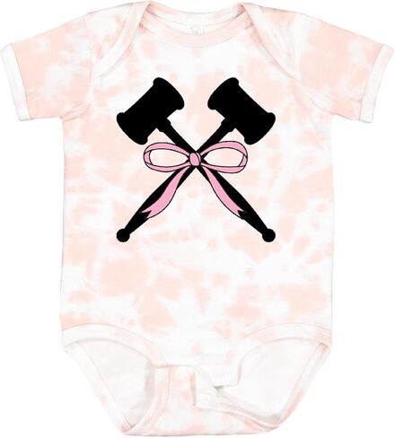 inktastic Girls Future Lawyer Judge Pink Bow Baby Bodysuit in Saudi Arabia