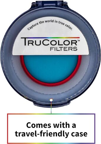 TruColor VISBand 485، مرشح ممر النطاق المرئي، يحجب الأشعة فوق البنفسجية والأشعة تحت الحمراء للكاميرات المحولة كاملة الطيف، ويستعيد اللون الطبيعي للتصوير اليومي والمنتج والتصوير العام (49 مم) in Kuwait