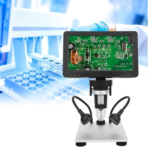 مجهر رقمي USB، شاشة LCD عالية الدقة 7 بوصة، 13 لغة تدعم 12 ميجابكسل in Kuwait