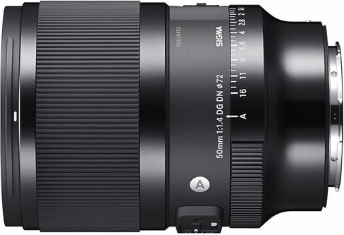 عدسة سيجما 50 مم F1.4 DG DN Art لكاميرات سوني E-Mount كاملة الإطار بدون مرآة 315965 حزمة مع حقيبة ظهر للتصوير الفوتوغرافي ديكو جير + مجموعة مرشح FLD وملحقات مستقطب الأشعة فوق البنفسجية in Kuwait