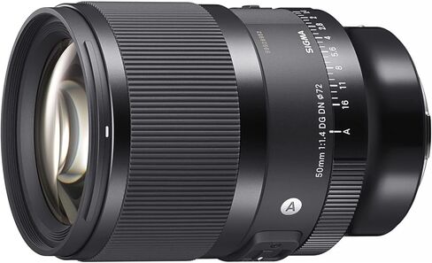 عدسة سيجما 50 مم F1.4 DG DN Art لكاميرات سوني E-Mount كاملة الإطار بدون مرآة 315965 حزمة مع حقيبة ظهر للتصوير الفوتوغرافي ديكو جير + مجموعة مرشح FLD وملحقات مستقطب الأشعة فوق البنفسجية in Kuwait