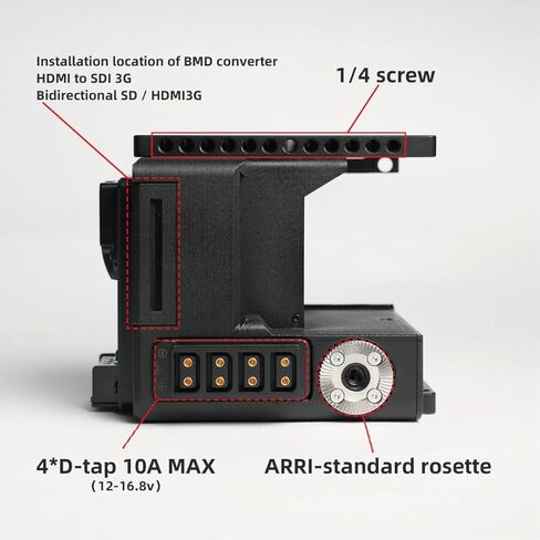 Fangtuo E1V عدة هيكل قفصي الشكل للكاميرا وحدة توسيع cineback لكاميرا Sony ZV-E1 in Kuwait