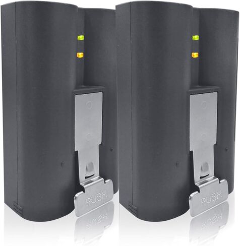 بطارية Ring 2-Pack، 6040 مللي أمبير قابلة للشحن، متوافقة مع Ring Doorbell 2/3/4/Plus والكاميرات الخارجية in Kuwait