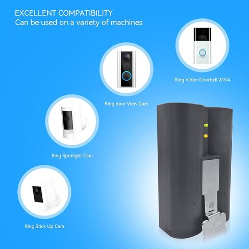 بطارية Ring 2-Pack، 6040 مللي أمبير قابلة للشحن، متوافقة مع Ring Doorbell 2/3/4/Plus والكاميرات الخارجية in Kuwait