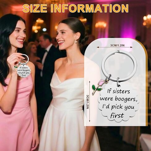 هدايا عيد الميلاد أخت Ijuqi من الأخوات - هدايا عيد ميلاد مفاتيح Big Middle Sisters للأخت in Kuwait