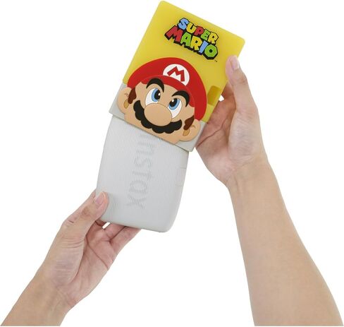 طابعة صور Fujifilm Instax Mini Link 3 اللاسلكية للهواتف الذكية (أبيض صلصال) مع حقيبة Super Mario، فيلم Instax Mini الفوري (20 ورقة)، إطارات ملصقات مزخرفة، إطار مكتب صغير ومشابك تعليق in Kuwait