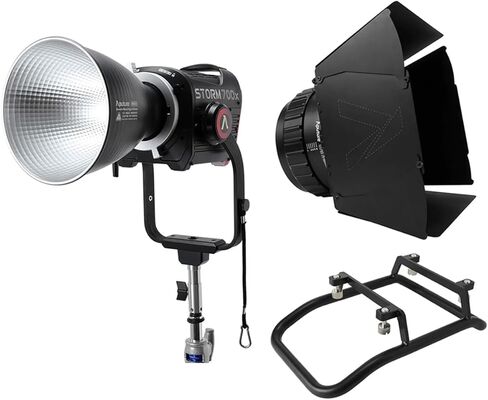 STORM 700x 700W Point Source BLAIR LED Light، حزمة مع CF10 Fresnel ومجموعة أبواب الحظيرة، انزلاقية in Kuwait