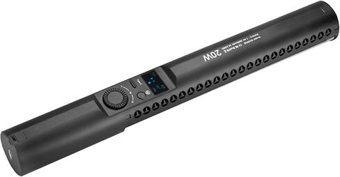 إضاءة فيديو Focket RGB LED، عصا إضاءة للتصوير الفوتوغرافي المحمولة بقدرة 20 وات مع 192 خرزة LED عالية CRI95 لإضاءة حفلات الزفاف وتصوير الحفلات in Kuwait