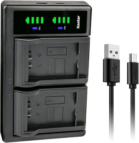 Kastar CGA-S006 LTD2 USB Battery Charger Replacement for Panasonic CGA-S006, CGA-S006e, CGR-S006, CGR-S006e, DMW-BMA7 Battery, Panasonic DE-A44, DE-994, DE-994A Charger in Saudi Arabia