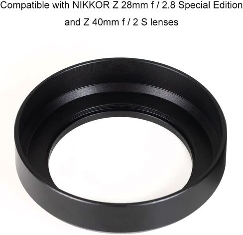 غطاء عدسة لكاميرا Nikon Z مقاس 28 مم f/2.8، وعدسة NIKKOR Z مقاس 40 مم f/2، وغطاء غطاء من سبائك الألومنيوم المعدنية، متوافق مع مرشحات 52 مم وغطاء عدسة 52 مم in Kuwait