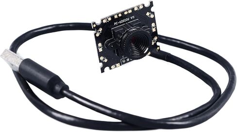 وحدة كاميرا تركيز يدوية 2 ميجابكسل من Eujgoov، كاميرا سلكية USB 72 درجة بدون تشويه لأجهزة الكمبيوتر المحمول مع ميكروفون تناظري مدمج لشريحة GC2154 للرؤية الليلية 1/5 بوصة in Kuwait