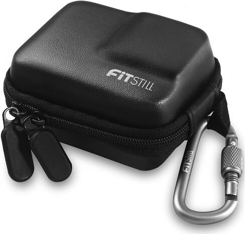 FiTSTILL Black PU Mini Carrying Case for for for Go Pro MAX2/MAX360 2025/MAX(2019),Hard Shell Travel Protective Cover Accessories Kit in Saudi Arabia