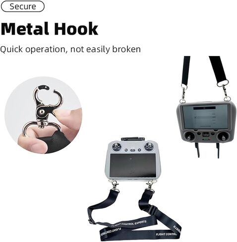 حبل قصير Mini 5 Pro DJI RC 2، حزام رقبة من النايلون قابل للتعديل لـ DJI Avata 360 Mini 4 3 Pro Mavic 4 3 PRO Air 3S Air 3 Flip RC2 / RC1 / RC PRO حزام كتف بدون طيار Avata 360 in Kuwait