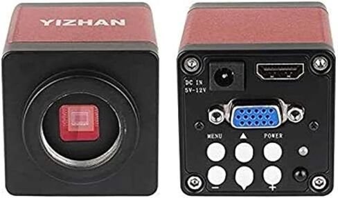 مجهر رقمي 13 ميجابكسل من KRASS للإلكترونيات، عدسة تثبيت 130X C، كاميرا HDMI VGA لأدوات لحام مجهر الفيديو الرقمي الصناعي YIZHAN، مجموعة C، Collector88 in Kuwait