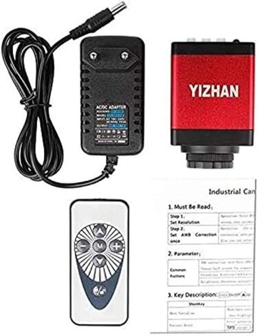 مجهر رقمي 13 ميجابكسل من KRASS للإلكترونيات، عدسة تثبيت 130X C، كاميرا HDMI VGA لأدوات لحام مجهر الفيديو الرقمي الصناعي YIZHAN، مجموعة C، Collector88 in Kuwait