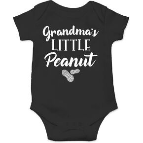 بدلة أطفال من AW Fashions Grandma's Little Peanut ملابس مضحكة ورائعة لحديثي الولادة للأولاد والبنات للجنسين in Kuwait