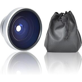 عدسة إضافية فضية قوية 37 مم 0.25X Super Fisheye لعدسات الكاميرا ذات العيار 37 مم، عدسة التصوير الفوتوغرافي للكاميرا، هي لعدسة الكاميرا الافتراضية in Kuwait