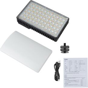 ضوء فيديو RGB، كاميرا LED محمولة بقدرة 25 وات RGB، قابلة لإعادة الشحن CRI 95+ 1800-9000K، مصباح لوحة قابل للتعتيم 3300 مللي أمبير في الساعة، مثالي للتصوير الفوتوغرافي in Kuwait