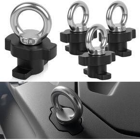 UTV ATV Tie Down Anchors Kit, CNC Aluminum Eye Bolt Accessory Anchors for Quick Attach Bed Rail Compatible with CF Moto Cforce Zforce Uforce 1000 950 800 600 625 U10 Pro Accessories in Saudi Arabia
