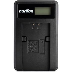 Norifon NP-FH50 LCD USB Charger for Sony DCR-DVD108 DCR-DVD610 DCR-DVD105 DCR-HC21 DCR-HC52 DCR-HC38 DCR-SR45 DCR-SR47 DCR-SX85 DCR-SX45 DCR-SX44 HDR-SR11 HDR-SR12 HDR-XR160 Camera and More in Kuwait