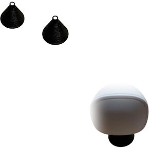 Replacement Stand & Magnetic Base Compatible with Ecobee SmartSensor – Secure Holder for Table, Shelf, or Wall Mount, 2-Pack (Black) in Saudi Arabia