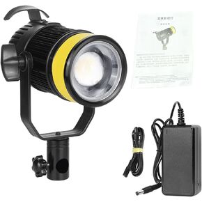 Naroote 22000lux LED Video Light، 3500LM Photography Light مع CRI 96+، 2700K-6500K تكبير قابل للضوء، مثالي للاستوديو، تصوير المنتجات والبث المباشر (قابس الولايات المتحدة) in Kuwait