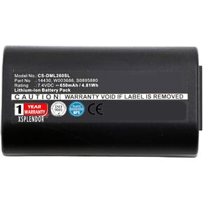 بطارية ليثيوم أيون بديلة لـ DYMO 260P، 280، PnP، LabelManager 260، LabelManager 280، LabelManager 260P، LabelManager PnP، PL200 PN S0915380، 1758458، 14430، W003688، S0895880 650 مللي أمبير in Kuwait