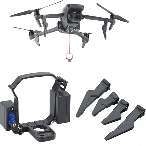 جهاز إسقاط الحمولة النافعة لجهاز DJI Mavic 3/Mavic 3 الكلاسيكي بدون طيار نظام إسقاط الحمولة النافعة قطارة قاذف مشبك توصيل جهاز النقل لطعم الصيد وحلقة الزفاف للبحث والإنقاذ in Kuwait