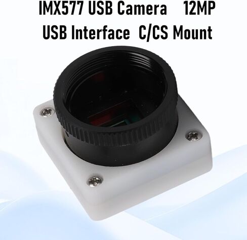 وحدة كاميرا USB Diyeeni، مستشعر IMX577 بدقة 12 ميجابكسل، دقة 1/2.3 بوصة 3840x3024، التوصيل والتشغيل USB 2.0 مع التحكم التلقائي في توازن اللون الأبيض، لعدسات C CS in Kuwait