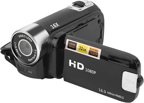 DH-90 16X التكبير الرقمي 2.7 بوصة شاشة عرض ملونة عالية الوضوح كاميرا صورة كاميرا فيديو لعشاق التصوير الفوتوغرافي in Kuwait