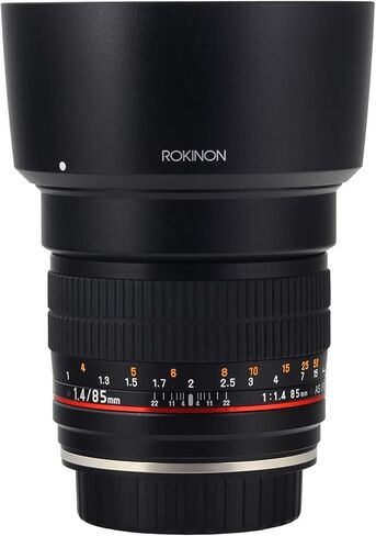 عدسة روكينون 85M-C 85 ملم F1.4 ثابتة شبه كروية لكاميرات كانون (أسود) (متجددة) in Kuwait