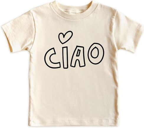 Ciao Italian Baby Onesie Boys Girls، Bodysuit، هدايا حديثي الولادة للعائلة الإيطالية - هدية للأم الجديدة والأب in Kuwait