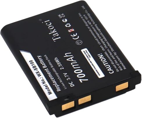 بطارية بديلة KOVHIHAV لباناسونيك Attune II HD3 WX-CH455 WX-ST100 WX-ST300، تناسب الجزء رقم WX-SB100، 3.7V 700mAh / 2.59Wh Li-ion in Kuwait