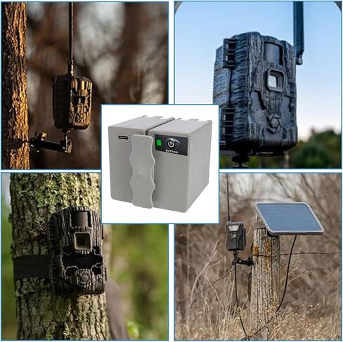 حزمة واحدة من بطارية بديلة بقدرة 6000 مللي أمبير في الساعة لخرطوشة Stealth Cam 360 Max، متوافقة مع كاميرات طراز 360 Revolver وRevolver Pro، بطارية Li-Ion 11.1V in Kuwait