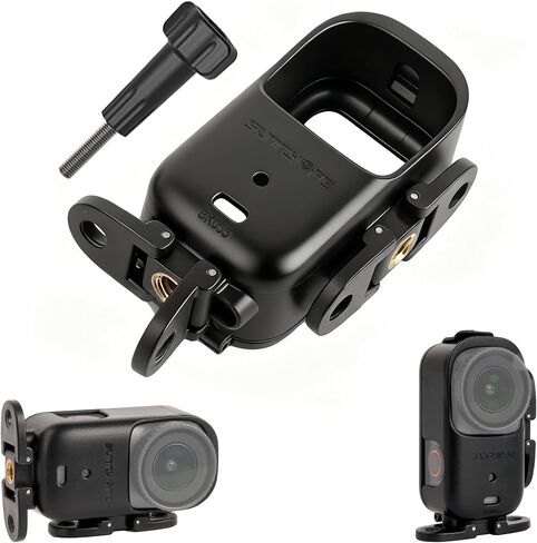 حامل قفص عمودي أفقي قابل للطي لـ DJI Osmo Nano، مع فتحة لولبية مزدوجة 1/4/وصلة محول، إطار حماية ومحول توسيع، تصميم سريع الفك لملحقات DJI Osmo Nano in Kuwait