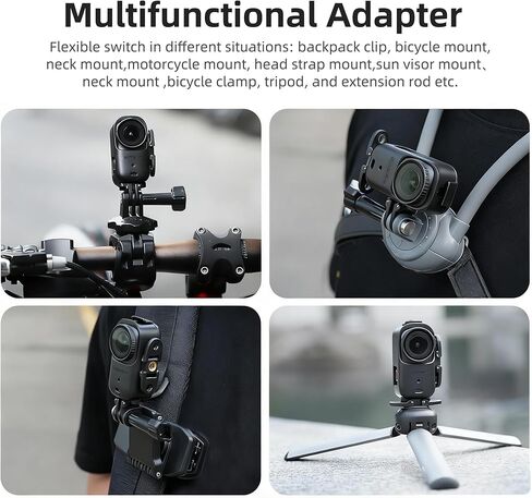 حامل قفص عمودي أفقي قابل للطي لـ DJI Osmo Nano، مع فتحة لولبية مزدوجة 1/4/وصلة محول، إطار حماية ومحول توسيع، تصميم سريع الفك لملحقات DJI Osmo Nano in Kuwait