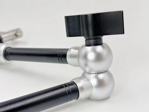 حامل بمشبك ذراع سحري 11 بوصة مع ذراع مشبك فائق مع برغي لولبي 1/4 بوصة و3/8 بوصة رؤوس كروية 360 درجة، للشاشة، الفلاش، ضوء LED، الميكروفون، قفص الكاميرا، كاميرا الحركة، GoPro، Atomos، SmallRig in Kuwait
