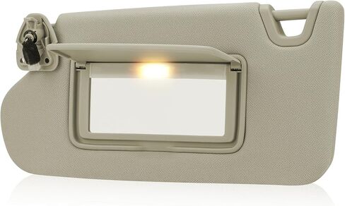 Beige Driver Left Side Sin Sun Visor Replacement متوافق مع 2013 2014 2015 2015 2017 2017 Nissan Altima بدون فتحة سقف استبدال 96401-3TA2A in Saudi Arabia